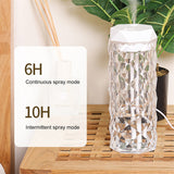 Crystal Lamp Air Humidifier Color Night Light Touch Lamp With Cool Mist Maker Fogger LED Atmosphere Room Decoration Home Decor Lights
